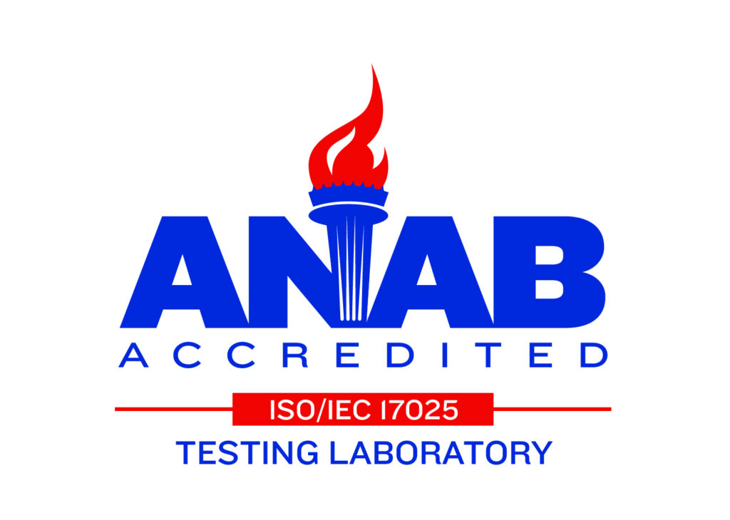 ANAB ISO 17025 Accredited Logo